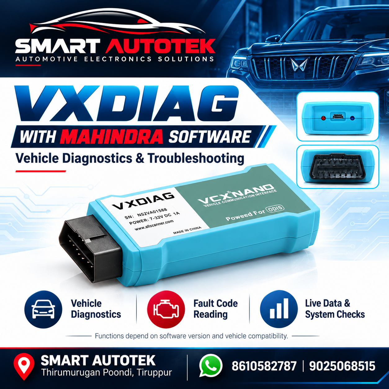 VXDiag with Mahindra product image